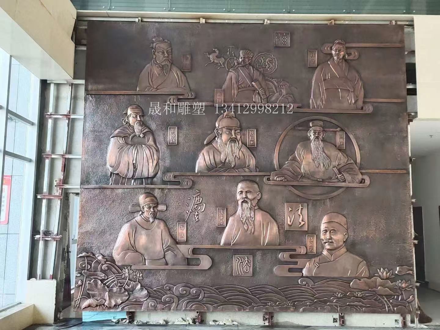 不止于装饰！展馆铜浮雕如何塑造文化气质？